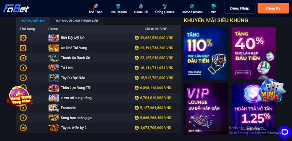 Khuyến mãi đăng ký 69win10